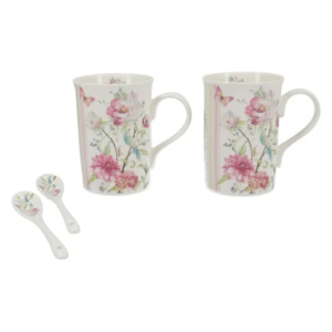 Set 2 Tazas Jardines Reales